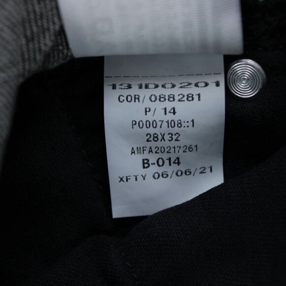 Abercrombie Fitch Jeans Mens 28x32 Black Distressed 90s Vintage Stretch Pants - Picture 4 of 9